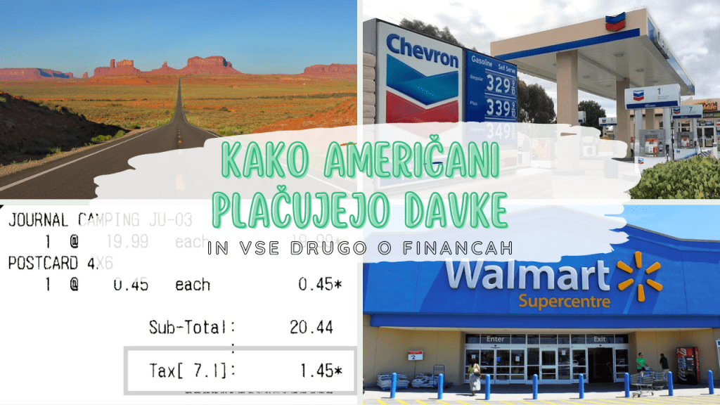 Kako Američani plačujejo davke v trgovini in vse drugo o&nbsp;financah
