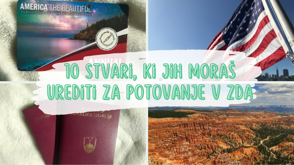 10 stvari, ki jih moraš urediti za potovanje v&nbsp;ZDA